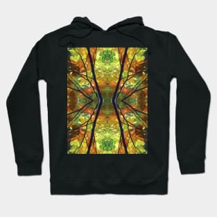 Kaleidoscope leaf pattern Hoodie